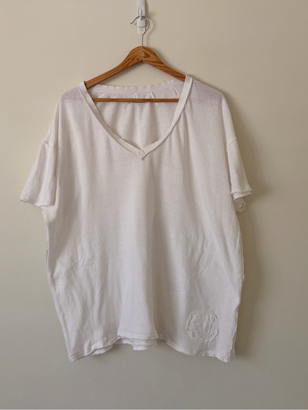 We The Free White V-Neck Lightweight Top